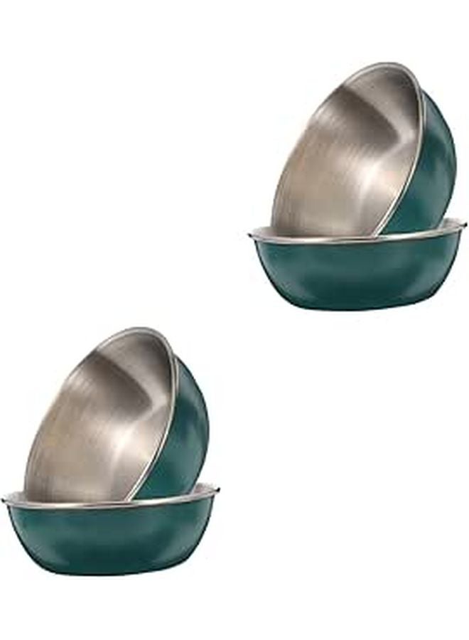 4 Pack White Dipping Bowls for Sauces Condiments Seasoning Home Party BBQ Restaurant - Image 1