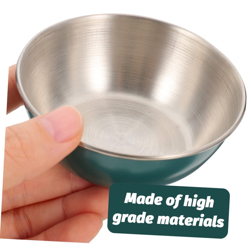 4 Pack White Dipping Bowls for Sauces Condiments Seasoning Home Party BBQ Restaurant - Image 3