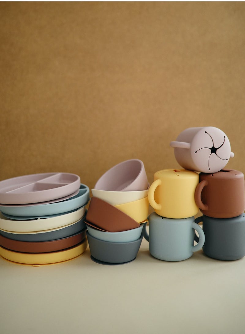 Mushie Silicone Bowl Cambridge Blue - Image 3