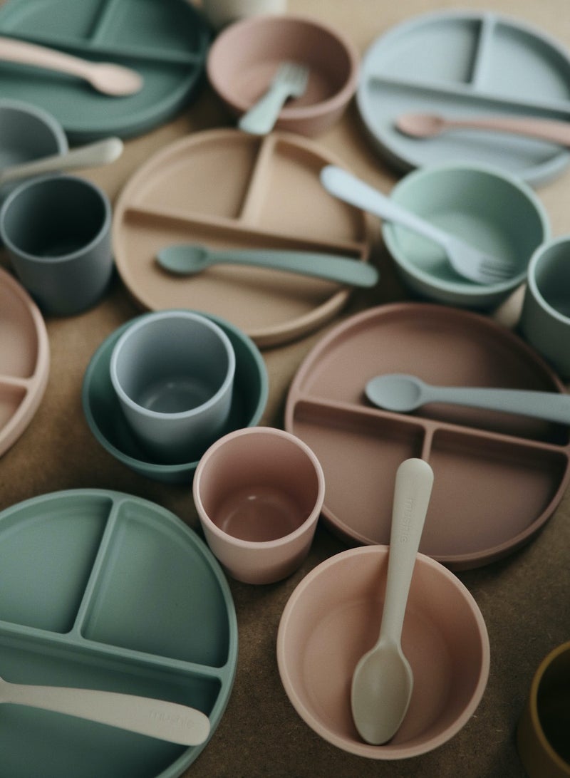 Mushie Silicone Bowl Cambridge Blue - Image 4