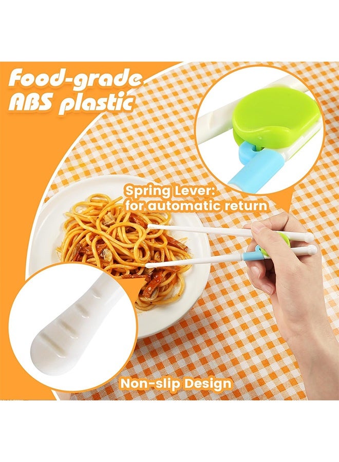 MXN 4 PCS Training Chopsticks, Beginner Chopsticks Auxiliary Artifact, Silicone Training Chopsticks Suitable for Adults or Children - Image 3