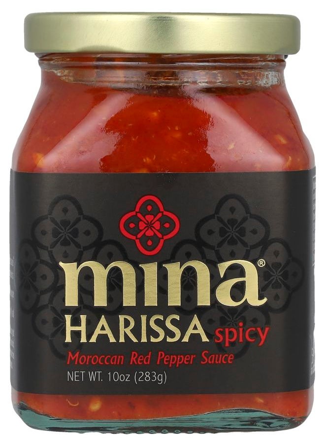 Mina - Harissa Moroccan Red Pepper Sauce Spicy 10 oz (283 g) - Image 1