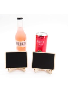 Y&D 20 Pack Wood Mini Chalkboards Signs with Support Easels, Place Cards, Small Rectangle Blackboard for Weddings, Birthday Parties, Message Board and Event Decorations  - Image 4