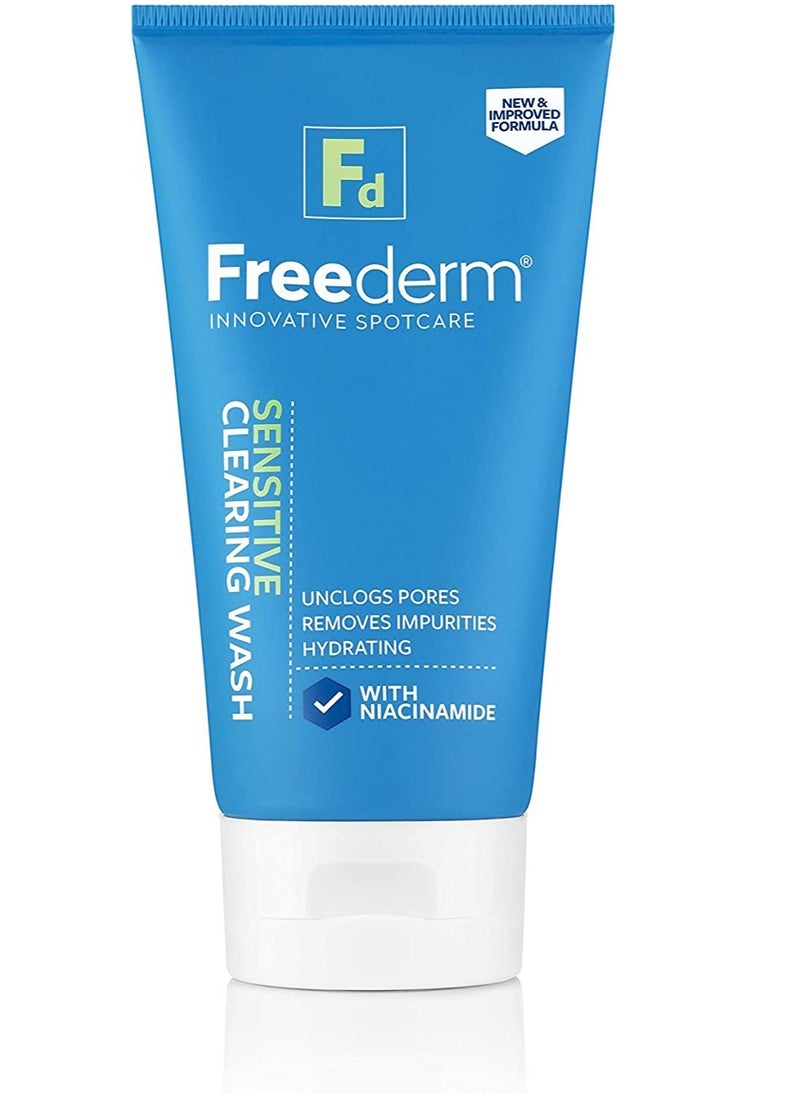 Freederm - Freederm Sensitive Clearing Face Wash with Niacinamide, 150 ml - Image 1