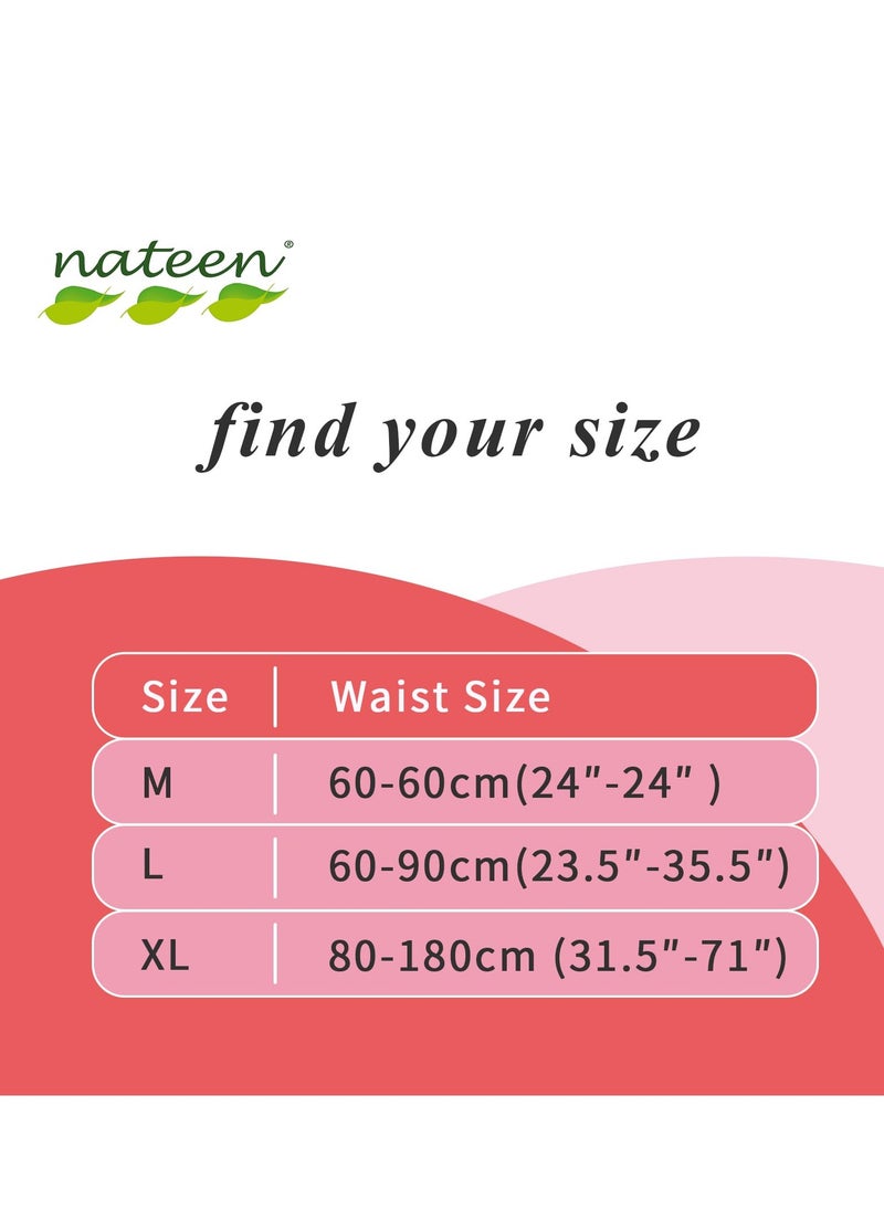 nateen وسائد ناتين الداخلية المخصصة لسلس البول للاستعمال مرة واحدة، مقاس 80 × 180 سم، 20 قطعة من مفارش السرير للمراتب والأثاث والأريكة وواقي الكرسي وسجادات عالية الامتصاص.  - Image 5
