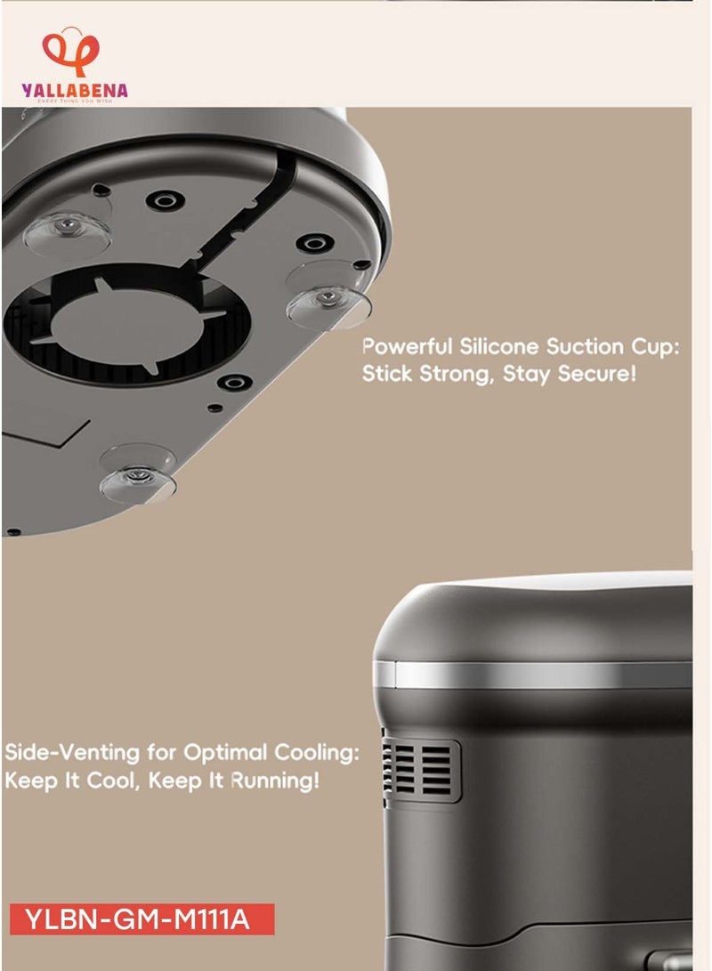 يلا بينا عجان كهربائي 1000 واط بوعاء ستانلس ستيل 5 لتر، 6 سرعات مع إضاءة LED – خلاط مطبخ احترافي - Image 3