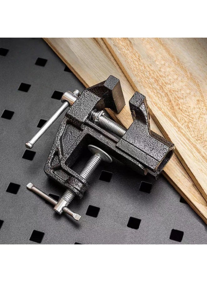 Mini Bench Vise 35mm Jaw Opening | Home Table Clamp for Crafting, Jewelry u0026 Model Making - Image 1