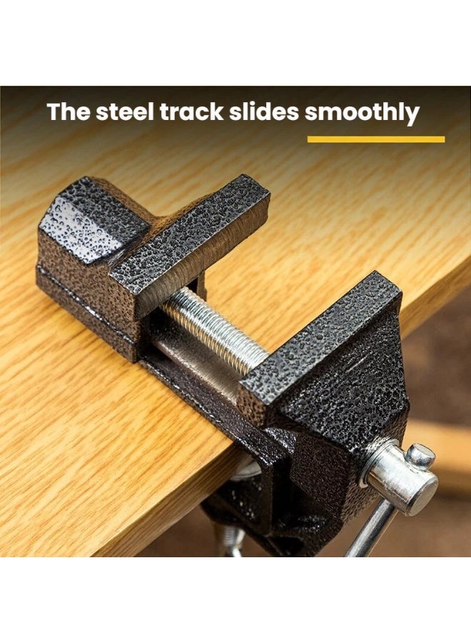 Mini Bench Vise 35mm Jaw Opening | Home Table Clamp for Crafting, Jewelry u0026 Model Making - Image 2