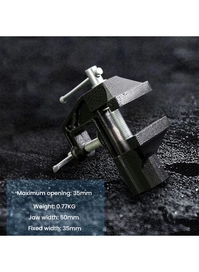 Mini Bench Vise 35mm Jaw Opening | Home Table Clamp for Crafting, Jewelry u0026 Model Making - Image 4