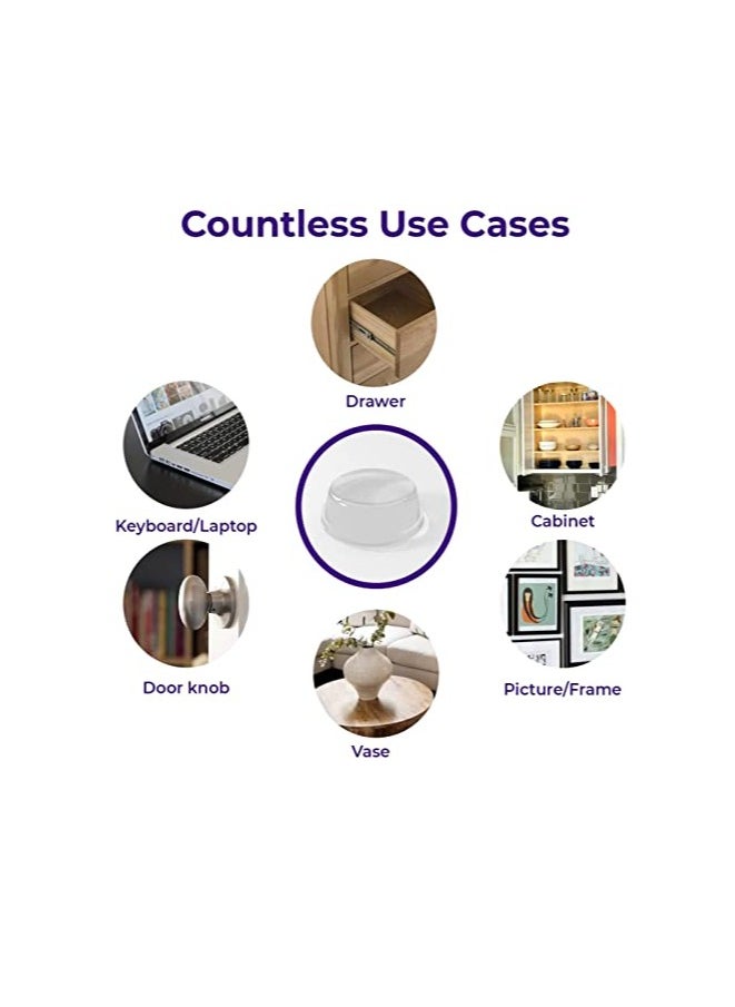 Clear Rubber Feet Pads,Adhesive Buffer Door Bumpers Self Stick Noise ,Cabinet Door Bumpers Adhesive cushion, for Drawers Cabinets Cutting boards Photo Frames Glass Table with box