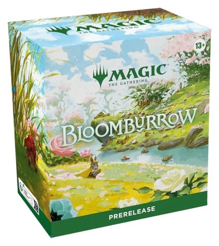 MAGIC THE GATHERING BLOOMBURROW PRERELEASE KIT 6 Play Packs Dice Promos - Image 1