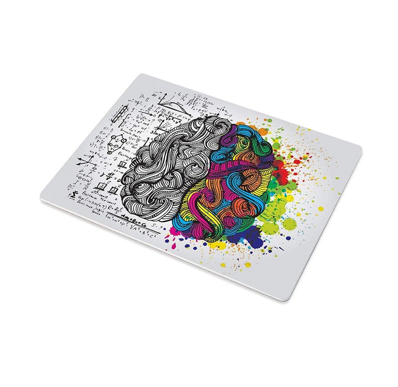 PIXELARTZ Laptop Skins Left & Right Brain 15.6 Inches Laptop Skins/Stickers for Dell-Lenovo-Acer-HP (1044) Multi Colour - Image 3