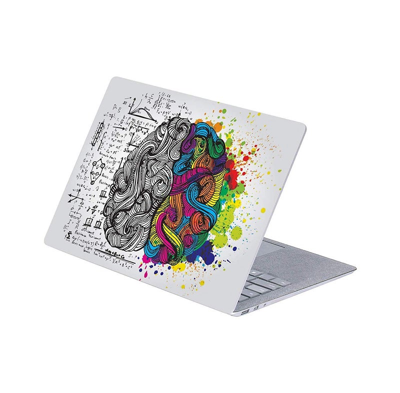 PIXELARTZ Laptop Skins Left & Right Brain 15.6 Inches Laptop Skins/Stickers for Dell-Lenovo-Acer-HP (1044) Multi Colour - Image 4