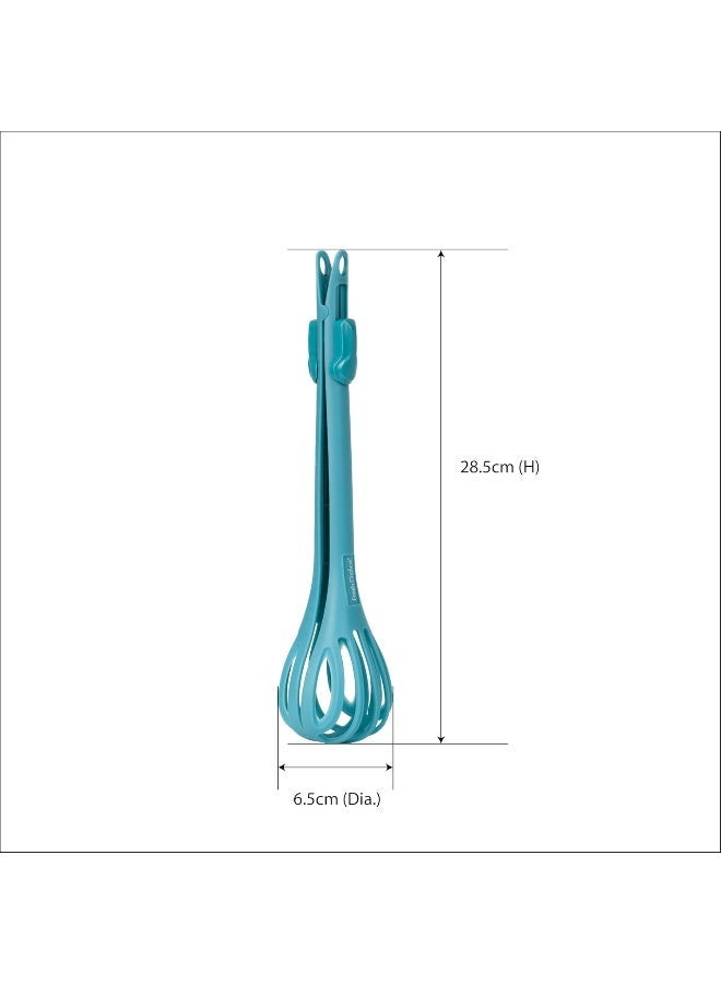 Fresh Choice Whisk Tong 11 Inch Scoops Drains Serves Nylon Dishwasher Safe Blue - Image 2