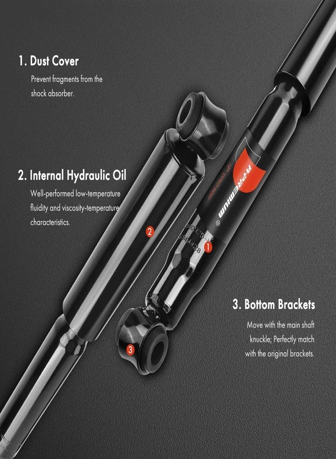 A-Premium Pair (2) Rear Shock Absorber Compatible with Toyota Tacoma 1995-2004, Land Cruiser 1988-1990, Pickup 1984-1995, 4Runner 1984-1989, Driver and Passenger Side - Image 3
