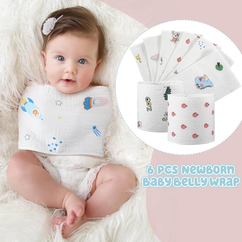 6 Pcs Newborn Snuggle Strap Adjustable Arms Swaddle Band Baby Belly Band Arms Safe Swaddle Sleep Wrap Blanket for Newborn Infant Boy Girls - Image 4