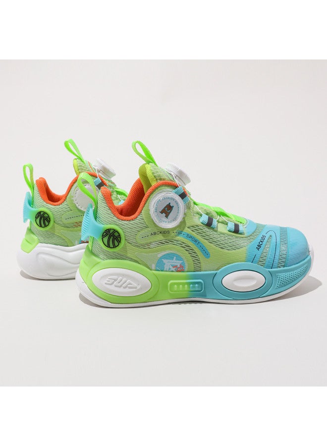 abckids Lightweight And Breathable Basketball Shoes - Mid-top Running Shoes For Kids In Autumn, Single Mesh Sports Shoes, Casual Sneakers - Image 4