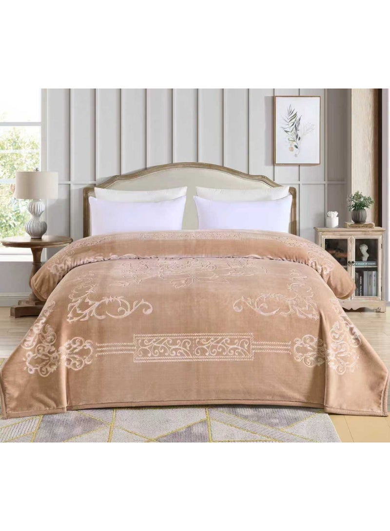 Blues Premium Heavyweight Flannel Blanket 5KG – Ultra-Soft Winter Blanket 240×220 cm - Image 1