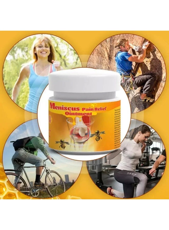 Sumifun Meniscus Pain Relief Ointment for Bones and Joints, Fast Absorbing Herbal Cream Helps Relieve Knee Pain, Stiffness and Inflammation, Ideal for Active Lifestyle and Elderly Care – 20g - Image 5