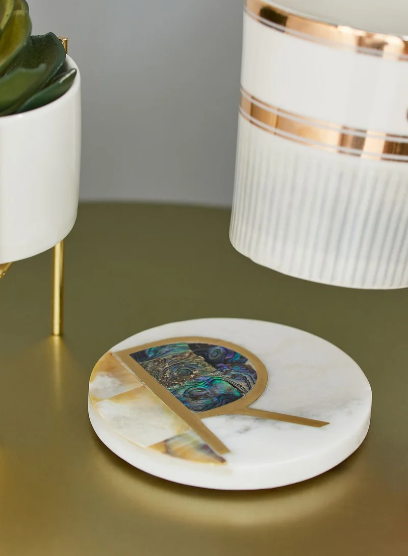 Anthropologie Home R Initial Erin Coaster