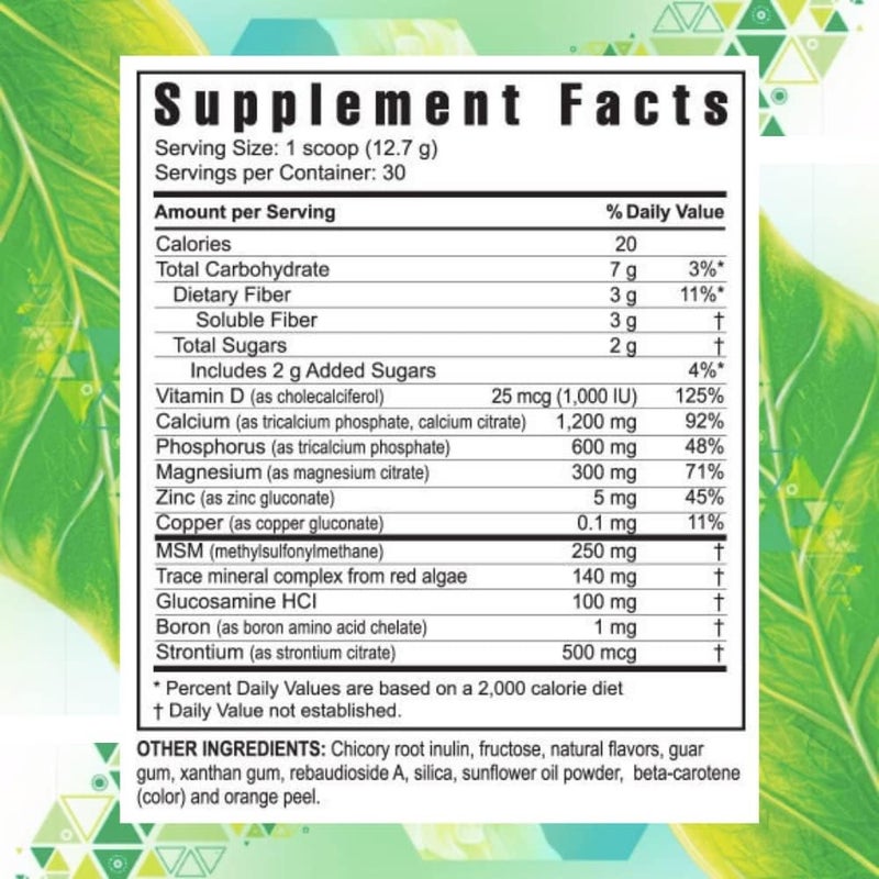 Youngevity Beyond OsteoFX Powder  1200 mg with Vitamin D3 TriCalcium Phosphate Magnesium and Zinc  Calcium Citrate Supplement for Women  Men  NonGMO GlutenFree  Tropical Vanilla - Image 2