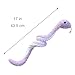 Doindute Purple Plush Snake Stuffed Animal Toy Soft Cuddly Plushie Hugger Toy for Boys Girls Gifts for Kids or Girlfriend 17 Inches - Image 2