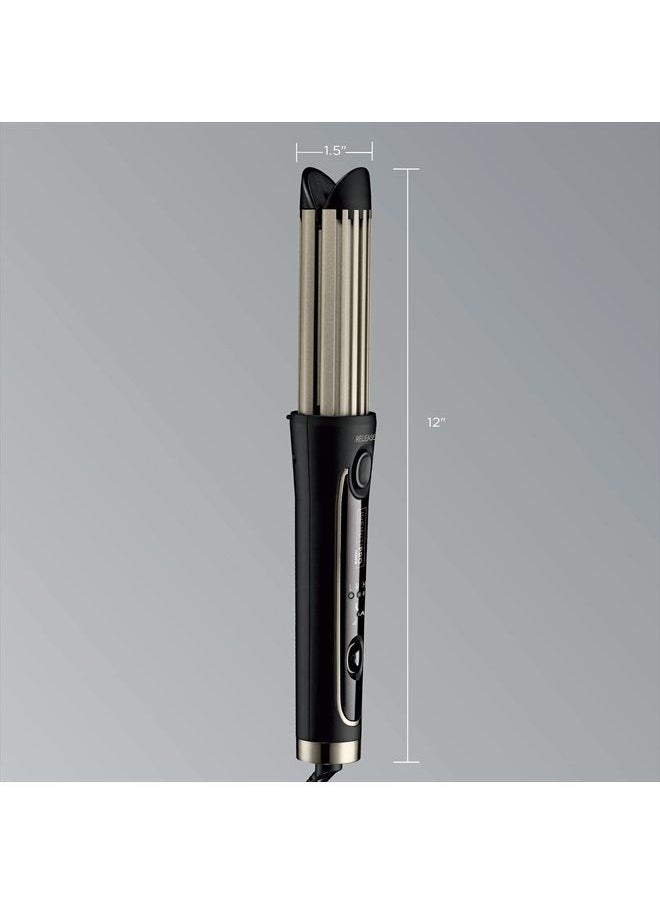 CONAIR - INFINITIPRO BY CONAIR Cool Air Curling Iron, Protects Against Damage and Locks in Style for Effortless Long Lasting Curls & Waves - Image 1