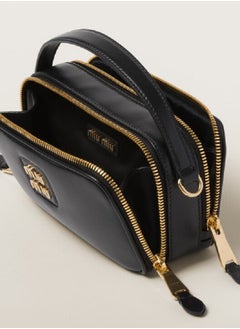 Miu Miu Leather and Patent Leather Shoulder Bag  - Image 5