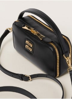 Miu Miu Leather and Patent Leather Shoulder Bag  - Image 3