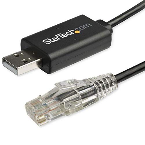 Startech.com StarTechcom 6 ft 18 m Cisco USB Console Cable USB to RJ45 Rollover Cable 460Kbps Windows Mac and Linux Compatible MM ICUSBROLLOVRBlack - Image 3