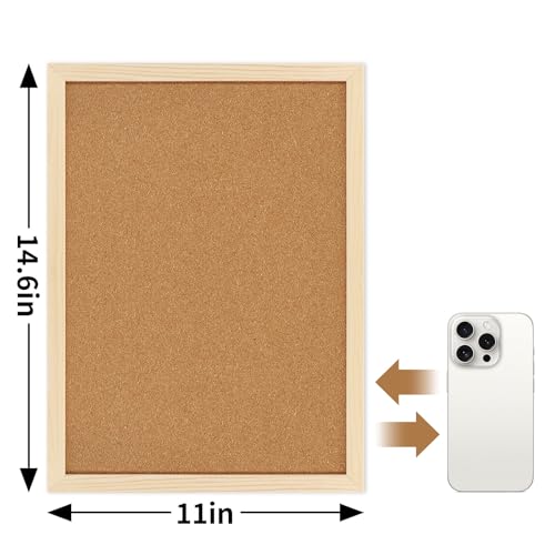 FEBSNOW Cork BoardCork Board Bulletin Board146 X 11 inches Vision BoardBulletin Board for OfficeWall Mounted Pin Board for Office Home and School - Image 3