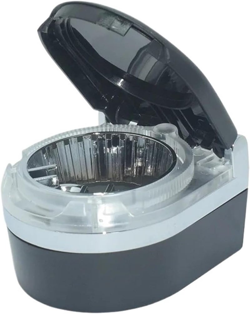 Car Ashtray With Blue LED Light - Auto Vehicle Cigarette Lighter Holder & Odor Eliminator - Car Interior Accessories - Image 1