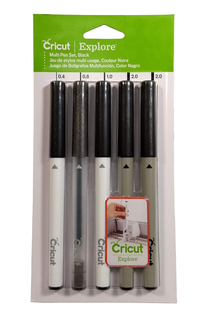 Cricut Multi Pen Set, Black (5 ct.) - Image 1