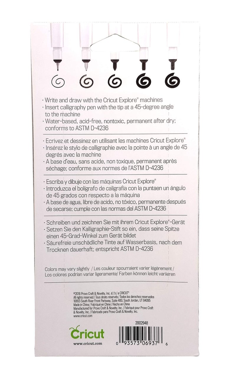 Cricut Multi Pen Set, Black (5 ct.) - Image 2