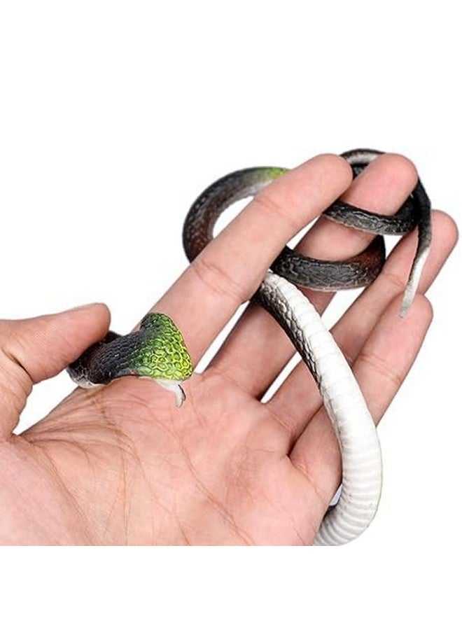 BOXO Halloween Theme Party Real Looking Fake Scary Prank Toy Role Play Accessories for Kids and Adults Fun Multicolor (Rubber Snakes) - Image 4