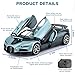 FRJV Car Toys for Boys 1 32 Diecast Cars Collectibles Car Model KitMetal Toy Car for Boys and GirlsPull Back Cars with Lights and SoundsCars for Kids Ages 35Blue - Image 4