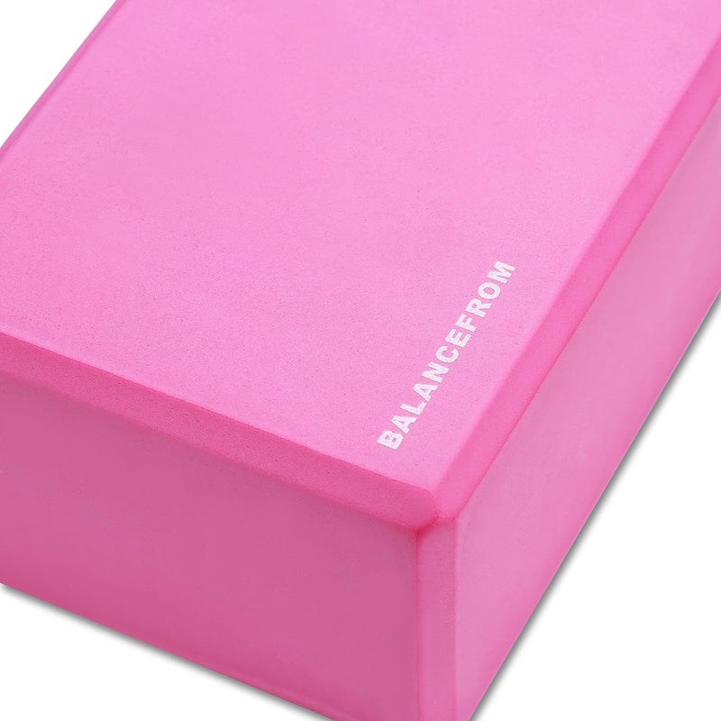 Fitvids Set of 2 High Density Yoga Blocks, 9"x6"x4" Each, Pair, Multiple Colors - Image 4