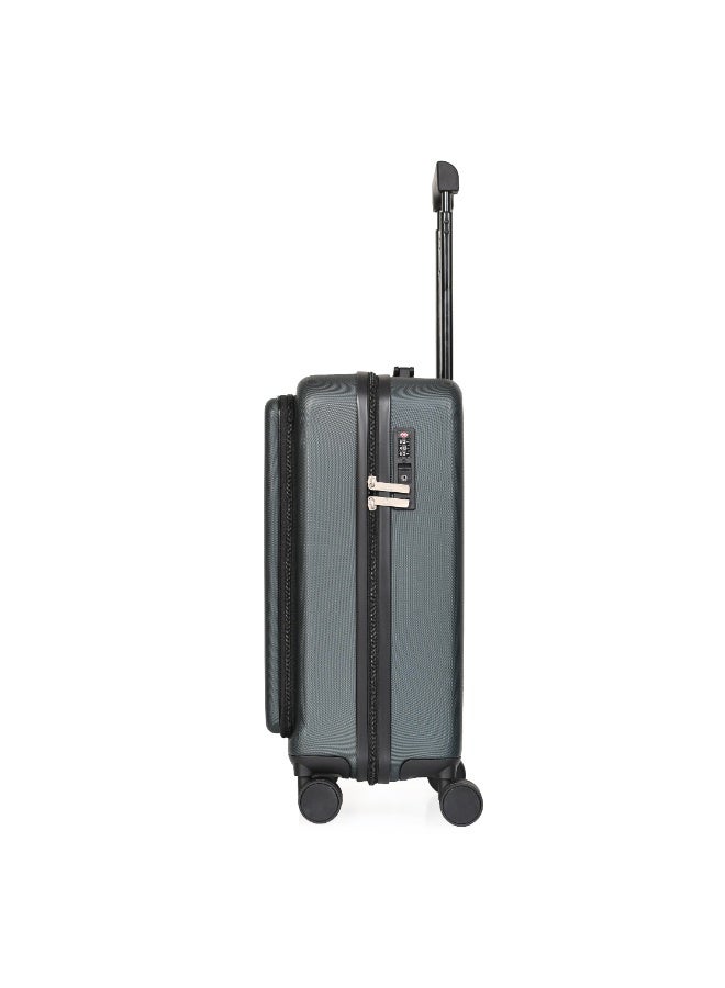 Morano Cabin Luggage Carry-On Trolley Bag With 4 Spinner Wheels TSA Lock, 20 inch (Dark Green) - Image 3