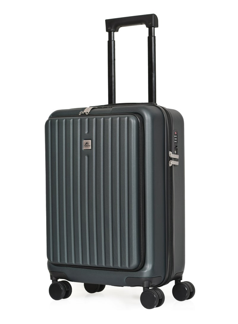 Morano Cabin Luggage Carry-On Trolley Bag With 4 Spinner Wheels TSA Lock, 20 inch (Dark Green) - Image 1