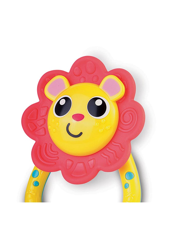 Happy Kids Little Learners My First Rattle (Lion) - Baby Rattle Toy  - Image 3