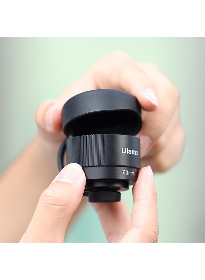 Ulanzi Phone Macro Lens, HD 75mm Phone Camera Lens for 17mm Thread, Compatible with iPhone Samsung Smartphone Cage Case with 17mm Adapter - Image 5