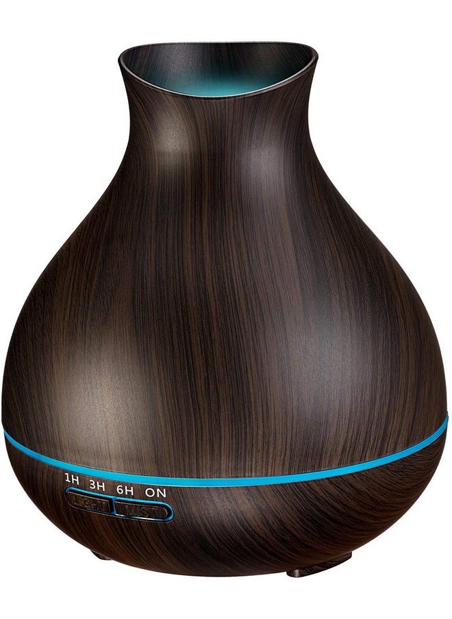 BZseed Aromatherapy Essential Oil Diffuser 550Ml Ultrasonic Fragrant Oil Large Room Humidifier Diffusers For Home With Timer And Waterless Autooff 7 Color Led Lightscool Mist Humidifiers  - Image 1