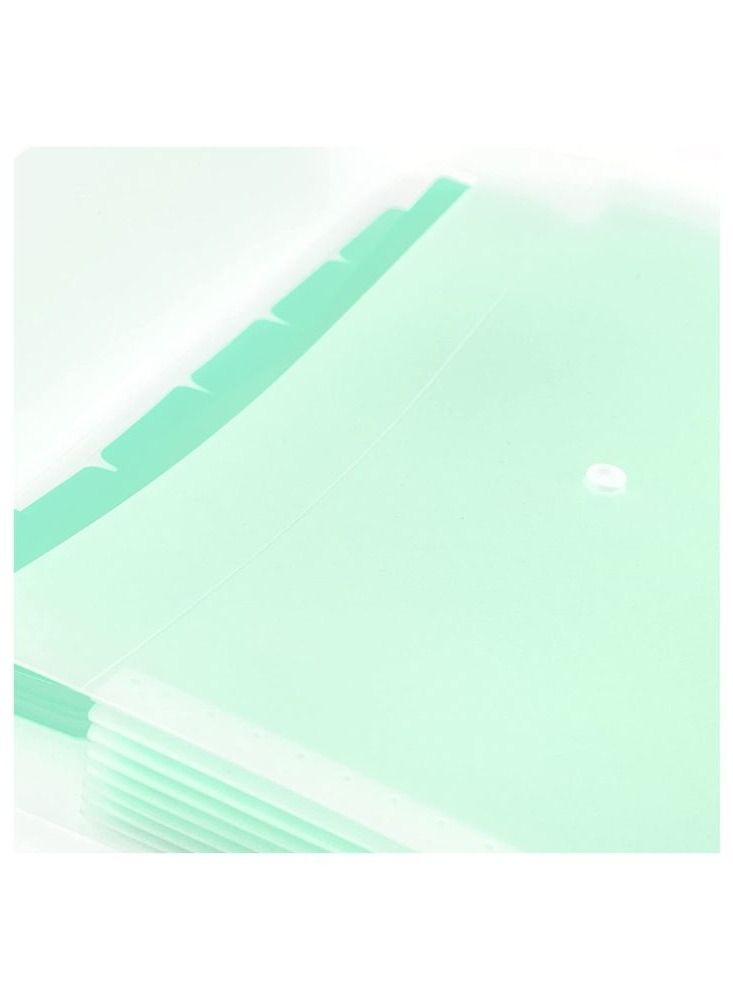 Jumble & co Snuggly A4 Stationery Folder Green - Image 3