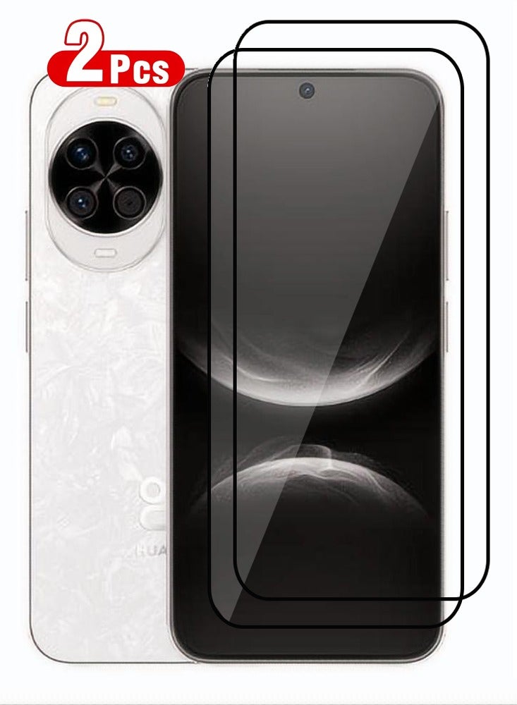 Youque 2 PCS for Huawei Nova 14 Screen Protector Full Cover Tempered Glass, Scratch Resistant, Anti-Fingerprint, Bubble Free - Image 1