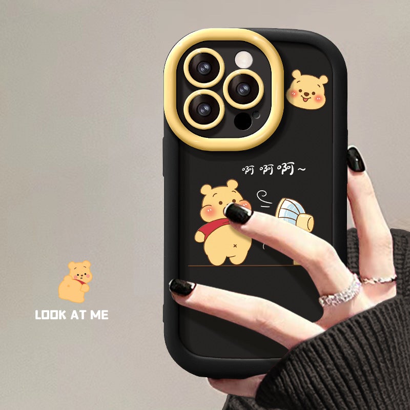 Suitable for Apple 16 Puff Mobile Phone Case Female Iphone13 Cute Bear 14Promax/12 Cartoon 15/11 - Image 5