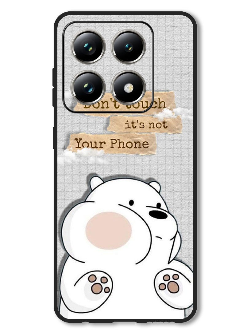 Theodor Case Compatible with Xiaomi 14T Pro Protection Shockproof Bumper Cover Dont touch (3) - Image 1