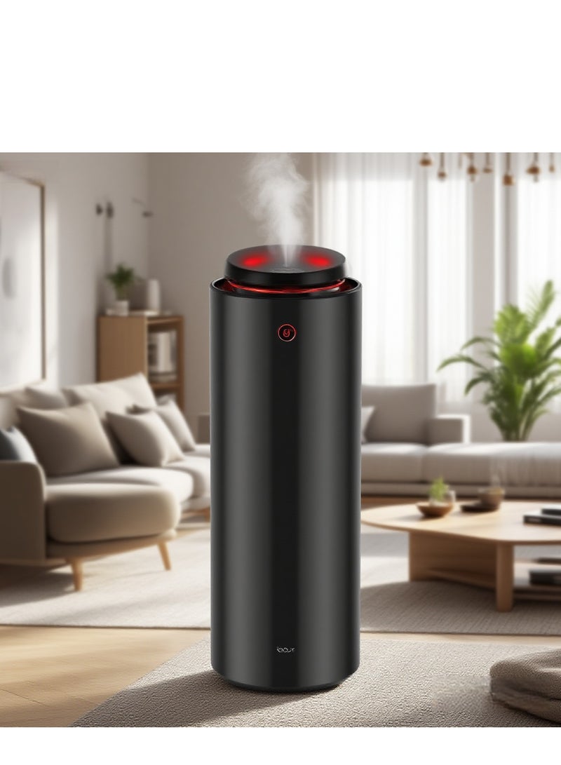 Y&D （Black）Two-Fluid Waterless Essential Oil Machine Cold Mist Aromatherapy Machine Home Fragrance Diffuser Automatic Spray Fragrance Instrument - Image 1