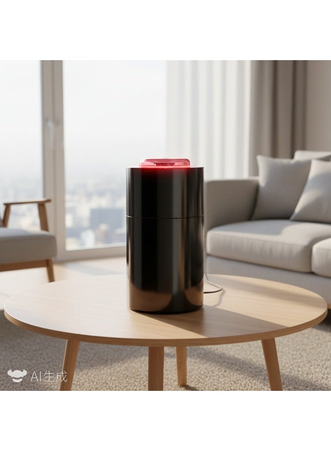 Y&D （Black）Two-Fluid Waterless Essential Oil Machine Cold Mist Aromatherapy Machine Home Fragrance Diffuser Automatic Spray Fragrance Instrument - Image 5