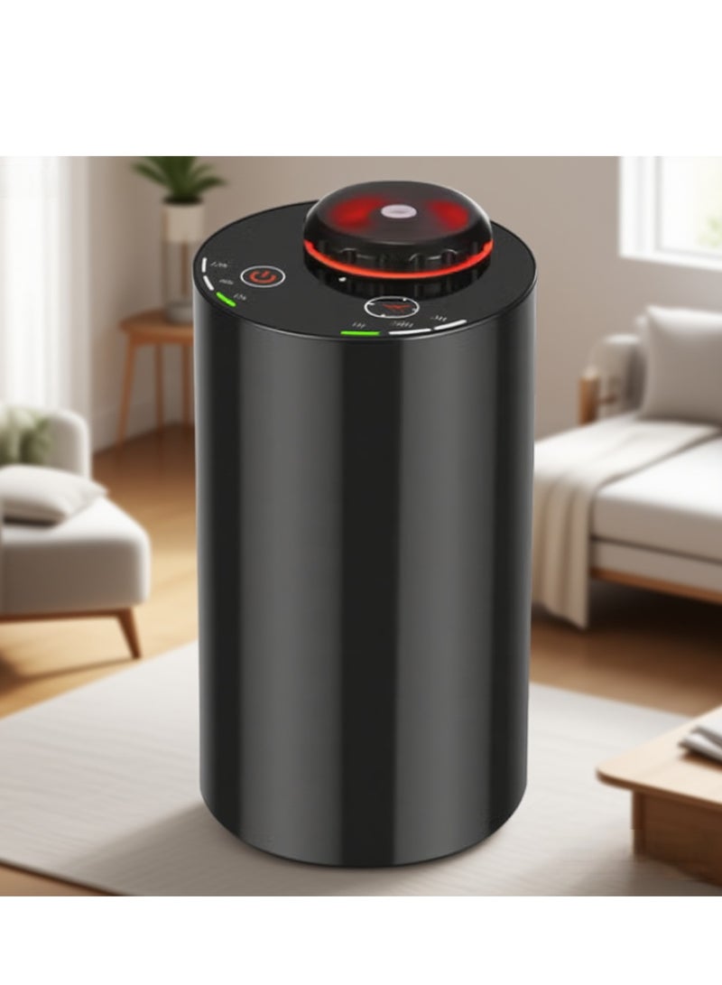 Y&D （Black）Two-Fluid Waterless Essential Oil Machine Cold Mist Aromatherapy Machine Home Fragrance Diffuser Automatic Spray Fragrance Instrument - Image 3