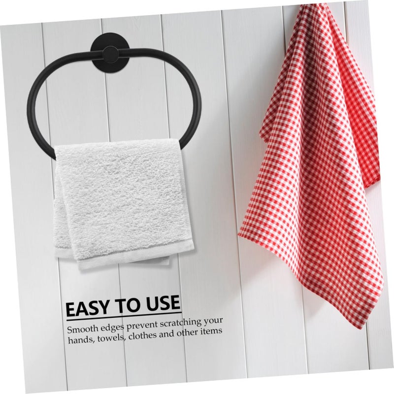 Modern Rotating Wall Mounted Bathroom Towel Hooks Set Easy To Install - Image 4